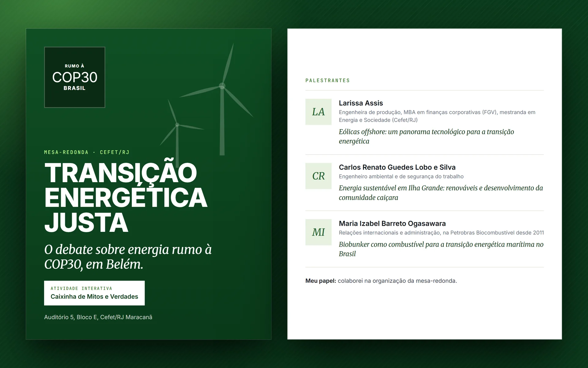 Transição Energética Justa: Rumo à COP30
